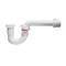 B & K Keeney 1-1/2 in. Slip in. X 1-1/2 in. D Slip PVC 1-1/4 in. P-Trap 1 pk 400PVCK - alternate 2